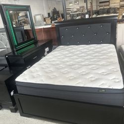 NEW BEDROOM SET QUEEN SIZE 