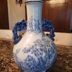 Blue And White Porcelain Vase