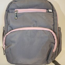 Backpack Diaper Bag Toys R Us Grey and Pink