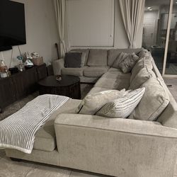 Sectional gray couch