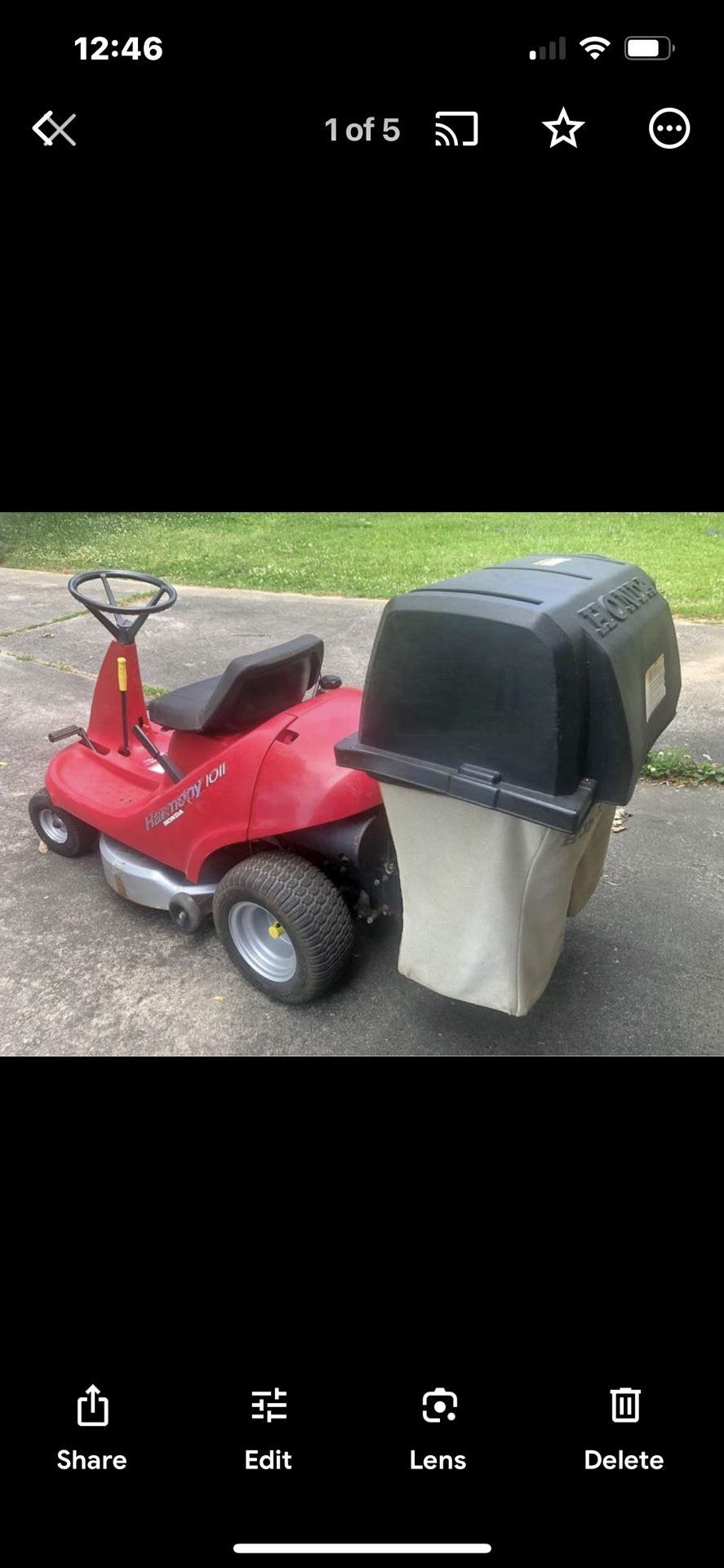 Riding Lawn Mower 