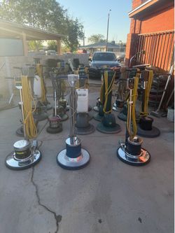 Floor Sanders, Buffers And Scrubber Machines