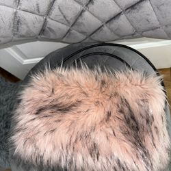 Pink Fluffy Purse
