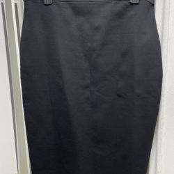 Black And Grey Pencil Skirt 
