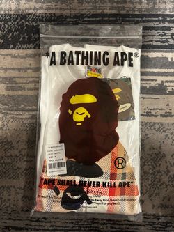 A Bathing Ape BAPE Graphic T-Shirt White Size M