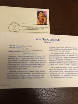 Selena Gold replica Stamp $10.