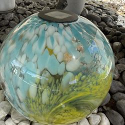 Outdoor Glass Home Decor 12”