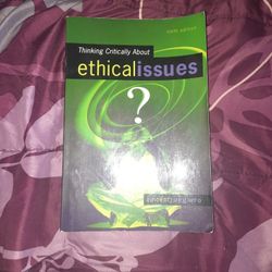 Thinking Critically About Ethical Issues 9th Edition Vincent Ruggerio