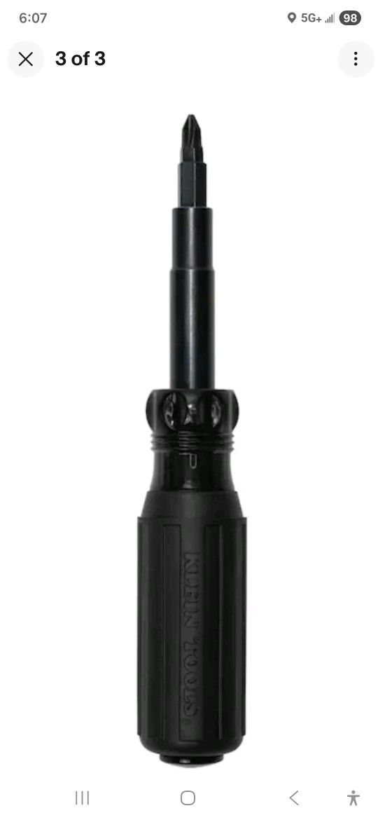 Klein Tools Limited Edition Blackout 11 in 1 Screwdriver