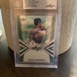 Gunner Henderson 1/1 Prismatic green 