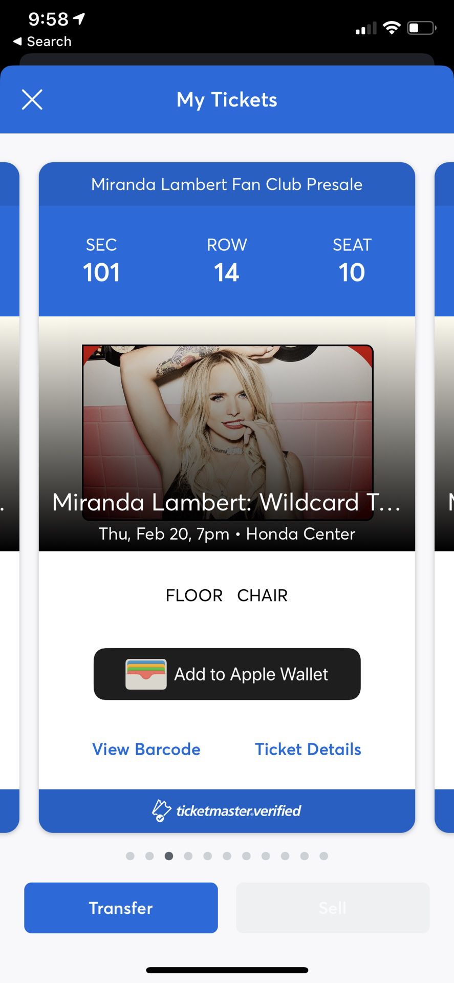 Miranda Lambert Concert Tickets
