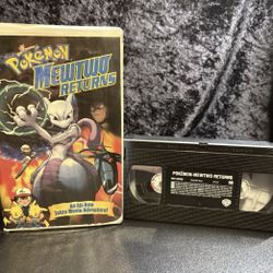 Pokemon: Mewtwo Returns (VHS, 2001, Clamshell Packaging)
