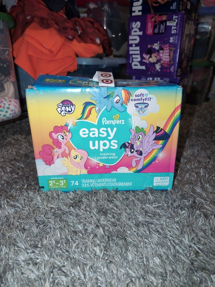 Pampers Easy Ups 2T-3T 74 Ct 