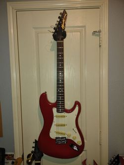 Slammer Hamer Strat Guitar Pro fret-level setup Spa perfect now 139!