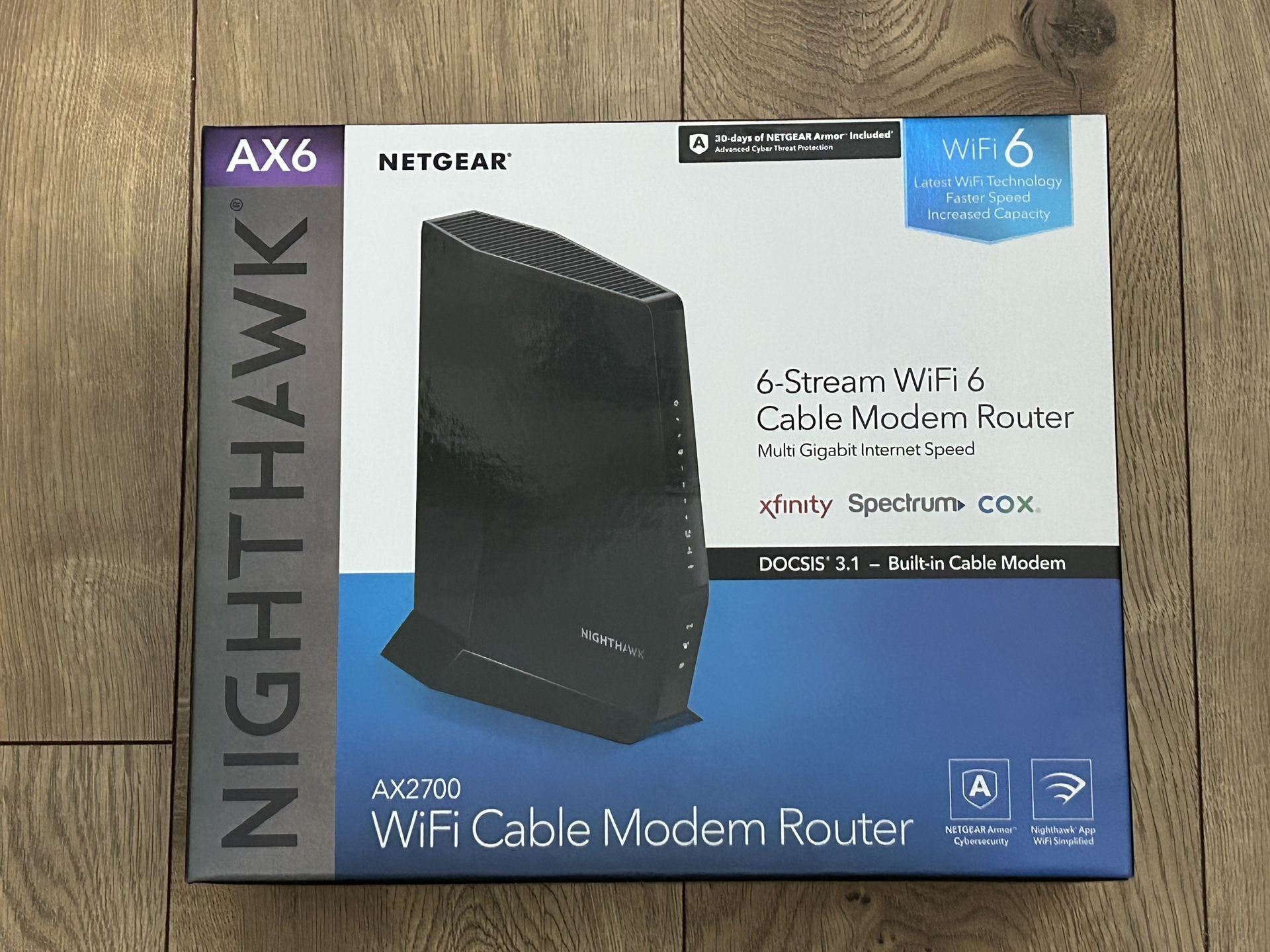 Netgear Nighthawk AX6 Cable Modem Router