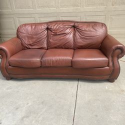 Leather Couch 