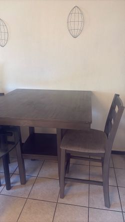 Table and 4 chairs