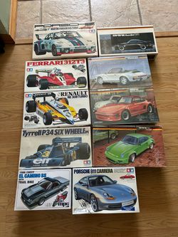 Model cars plastic kits