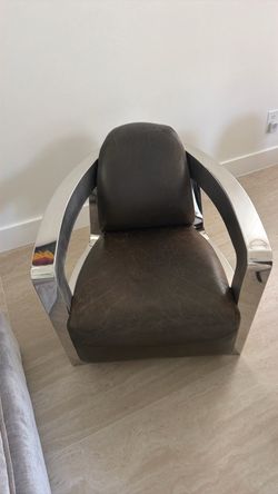 Leather armchair