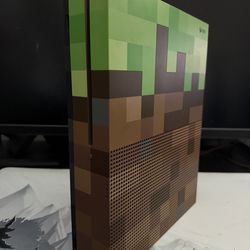 Xbox one S Minecraft special limited edition console