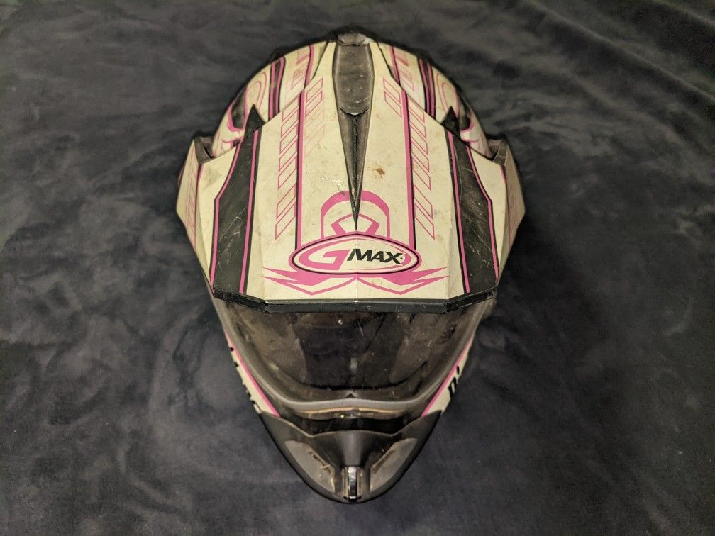 Women's Gmax Pink Ribbon Riders Snowmobile Helmet