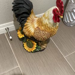 Decor Floor Rooster 