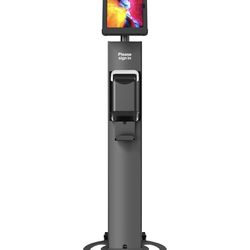 SPROCKET Premium Kiosk Stand T Print B10 - Most Advanced & Key-Locked Secure Tablet Floor Stand, Adjustable Mount & Ergonomic Design, Compatible with 