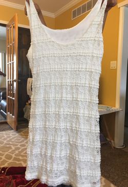 Womens white dress