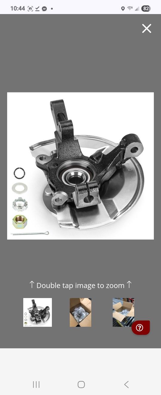 Front Steering Knuckle & Wheel Bearing Hub Assembly for Jeep Compass 07-17, Patriot 2007-2017, Dodge Caliber 2007-2012, 4WD AWD FWD, 698-410, 698410,