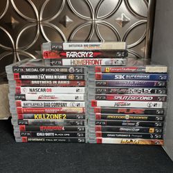 PlayStation 3 Video Game Lot Collection Of 27