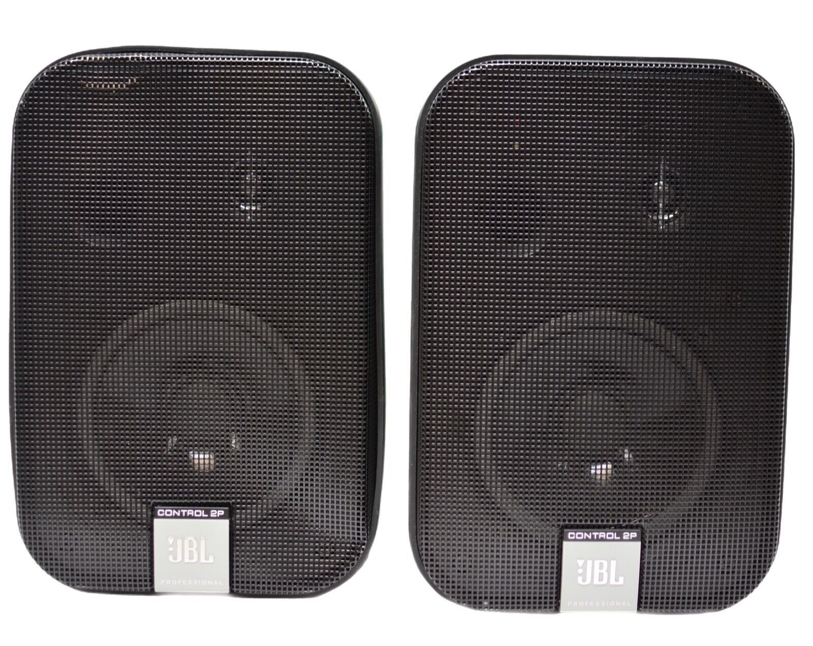 JBL Control 2P Professional Powered Monitors, Compact Black Speakers
