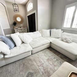 White Sectional (Cloud Style)
