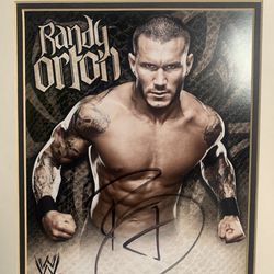 Signed Randy Orton Poster 