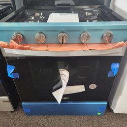 30 in. 5 Burners Freestanding Gas Range in
Fingerprint Resistant Stainless Steel with-Air
Cooking Technology