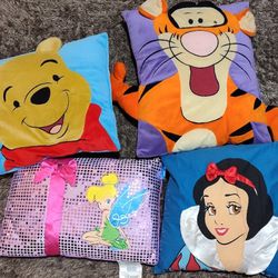 4 Disney Pillows