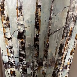 Birch Trees - Painting 