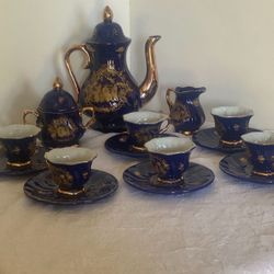 Vintage MGH Japan Teat Set Serving For 6 Total 17 Pcs 