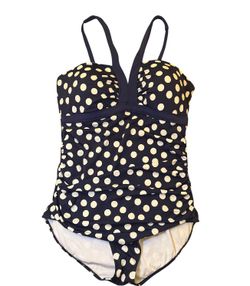 Boden Women’s Navy Polka Dot Swimsuit - Size 16 - 18 L