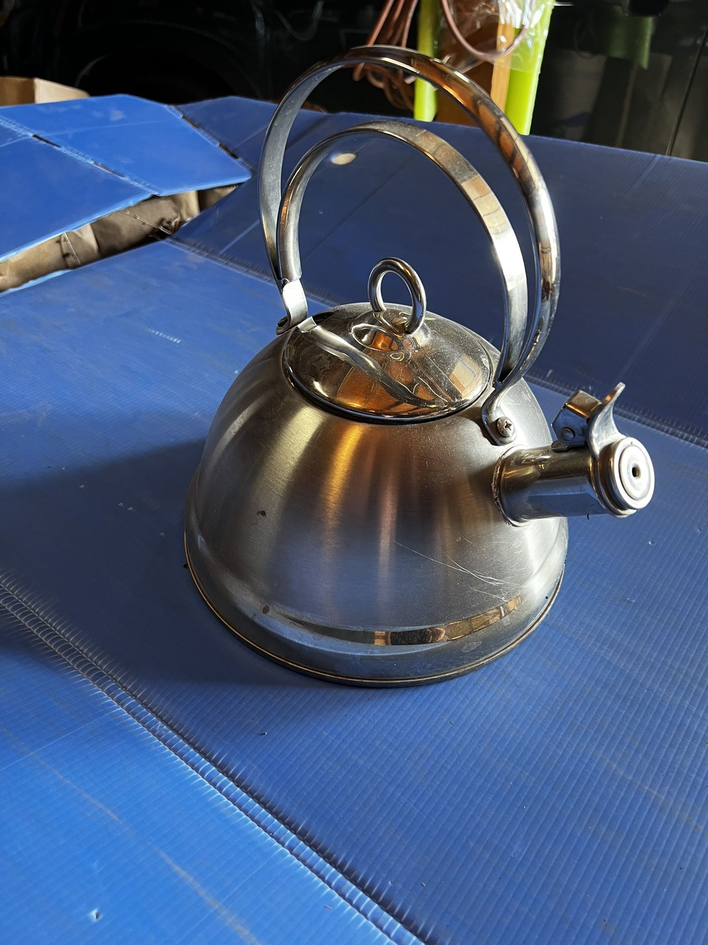 Stainless Steel Whistling Tea Kettle