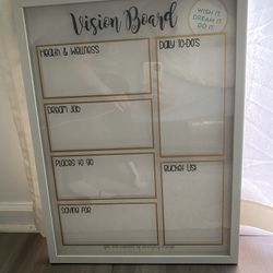 Vision Board With Hooks