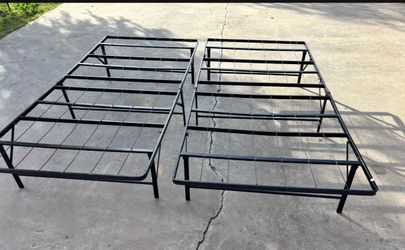 Folding Single Mattress Base Frame