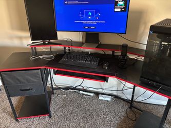 Gaming Computer and Monitor