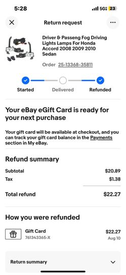 Fog Lights 2008 Honda Accord 