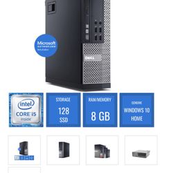 Dell OptiPlex Desktop 128 GB SSD, 8 GB Win 10 Home