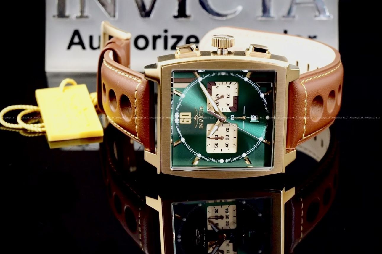 Invicta Watches For Men 52mm S1 Rally Leather Band Limited Edition