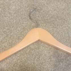 (10 Pack) Natural Wood Ikea Kids Coat Hangers 