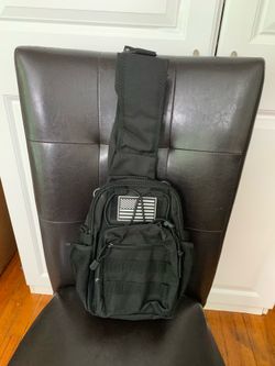 Small Tactical Holster Sling Backpack Accessories Shoulder Pouch Water Bottle & Radio Holder Crossbody Bag