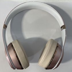Beats By Dr Dre Solo 3 A1796, Wireless Used Rose Gold Color 