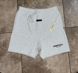 Essentials Shorts Light Oat Gray