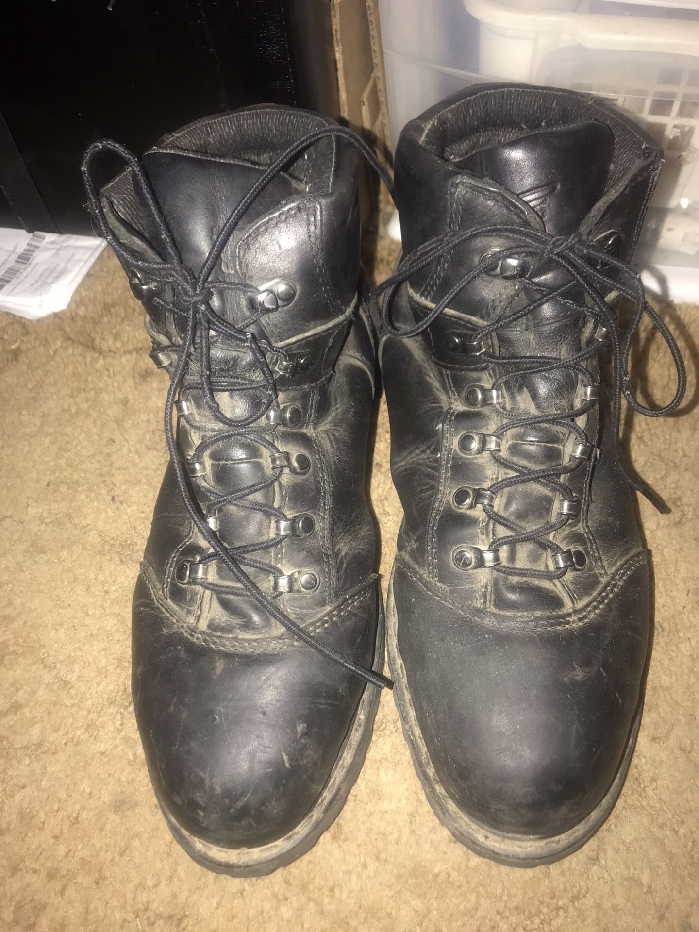 Red Wing steel toe work boots